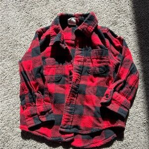 Baby GAP red and black flannel 18-24 Months